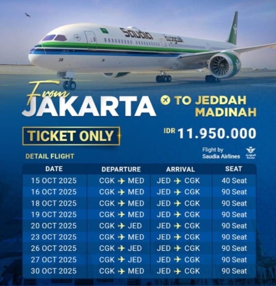 Tiket Umroh Garuda Indonesia
